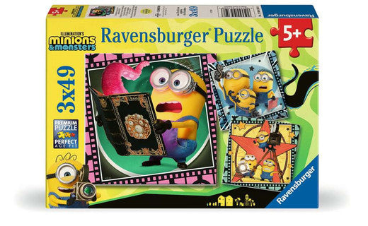 Minions 3, 3 X 49 Pce Puzz