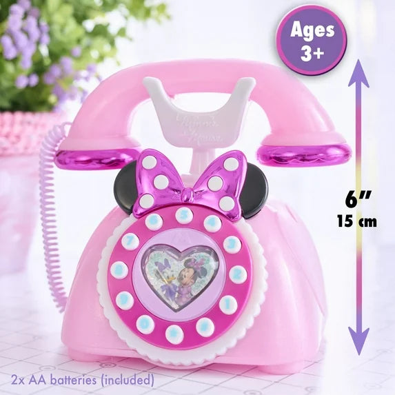 Minnie Mouse Ring Me Rotary Phone Deluxe