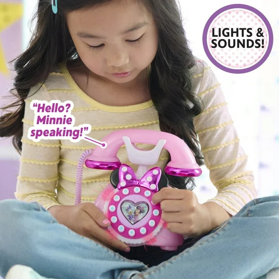 Minnie Mouse Ring Me Rotary Phone Deluxe