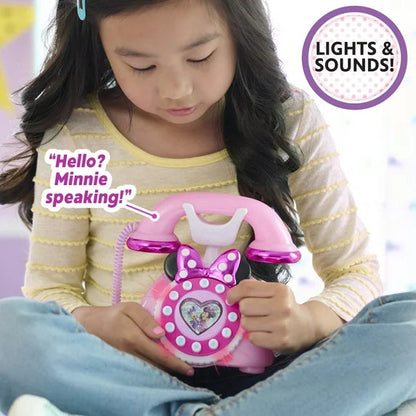 Minnie Mouse Ring Me Rotary Phone Deluxe
