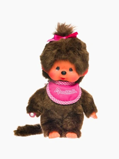 Monchichi Girl Pink Bib