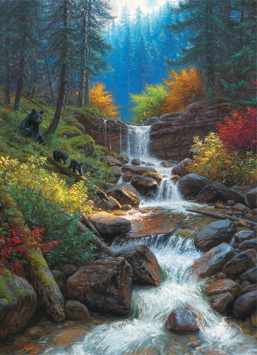 Mountain Cascade 1000 Piece Jigsaw Puzzle