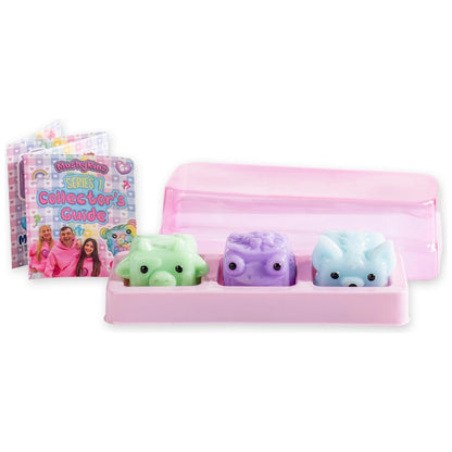 MushyKinz Mystery Mini Mushy Taba Squishies Fidget Toy 3 Pack Assortment