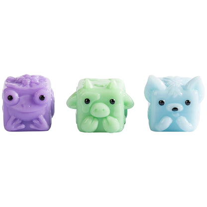 MushyKinz Mystery Mini Mushy Taba Squishies Fidget Toy 3 Pack Assortment