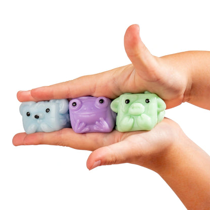 MushyKinz Mystery Mini Mushy Taba Squishies Fidget Toy 3 Pack Assortment