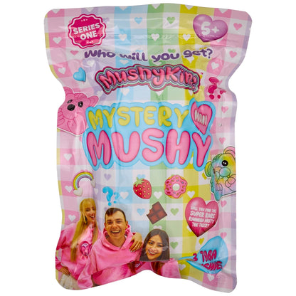 MushyKinz Mystery Mini Mushy Taba Squishies Fidget Toy 3 Pack Assortment