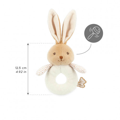 Kaloo My Soft Bunny Rattle Cream