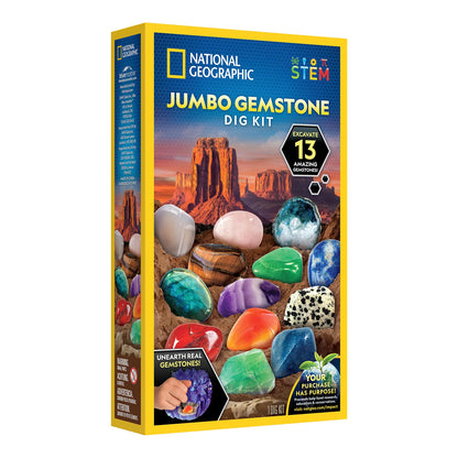National Geographic Jumbo Gemstone Dig Kit