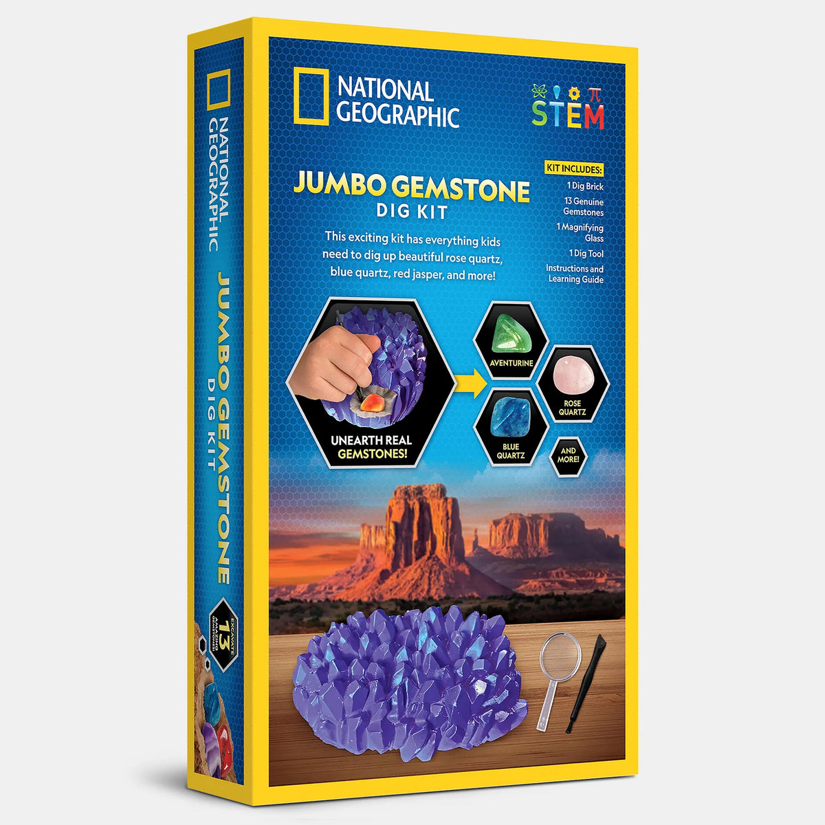 National Geographic Jumbo Gemstone Dig Kit