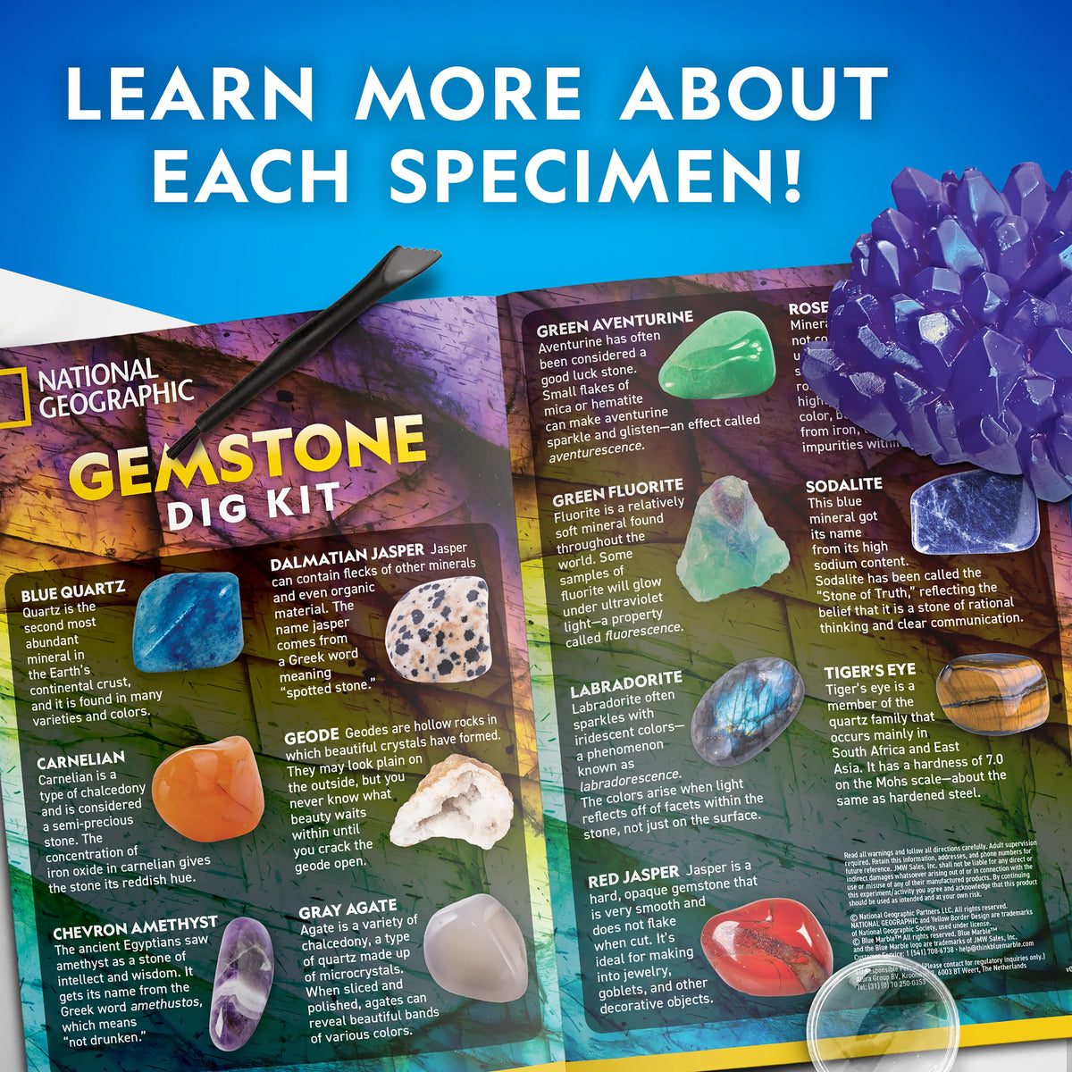 National Geographic Jumbo Gemstone Dig Kit