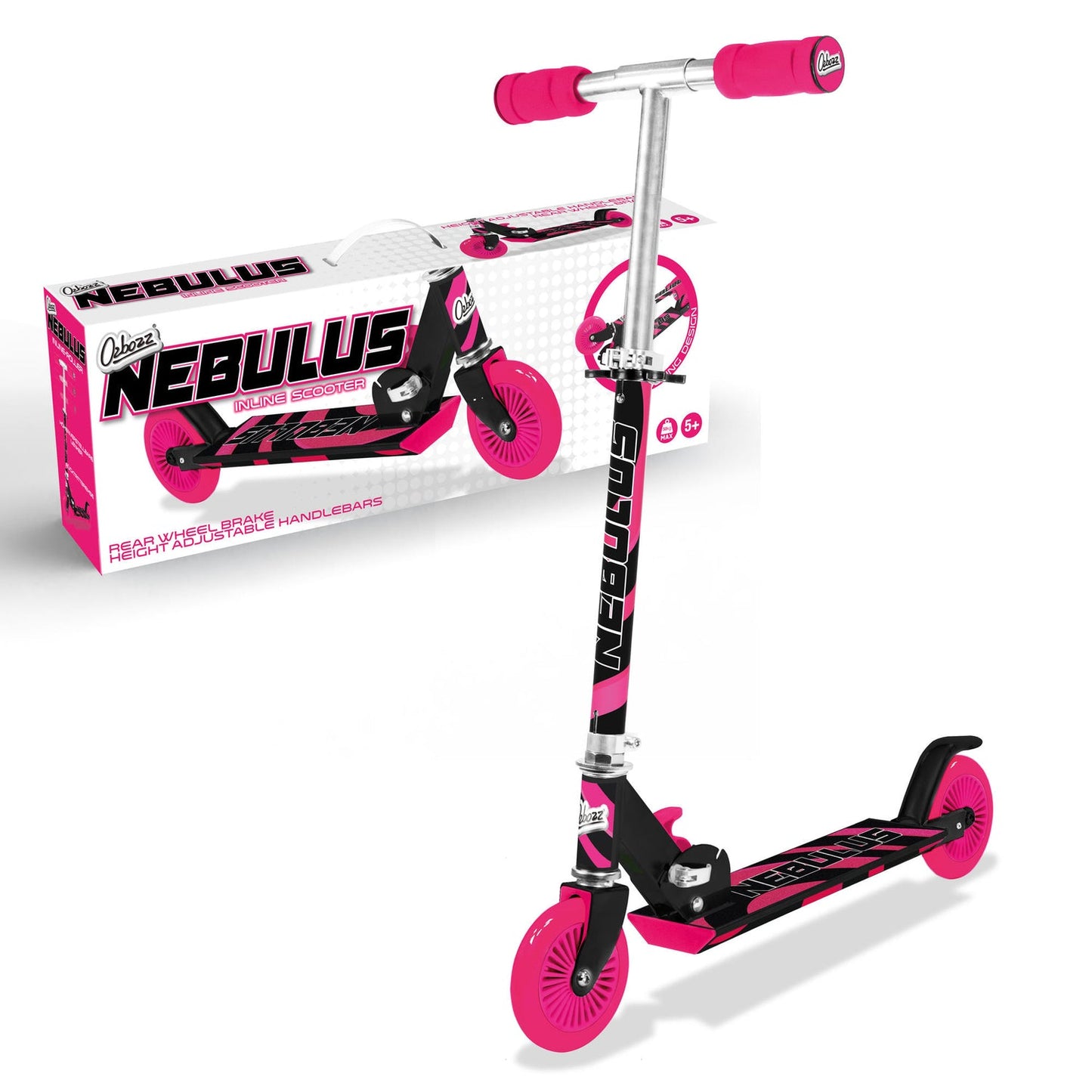 Nebulus Scooter Black & Pink