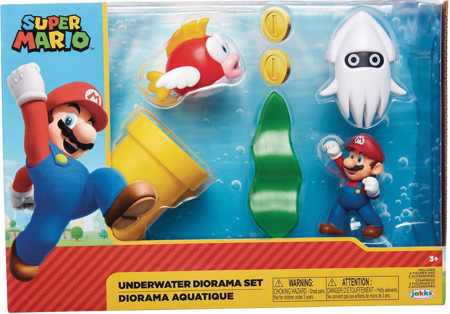 Super Mario 2.5" Underwater Diorama