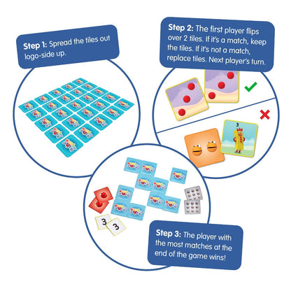 NumberBlocks Memory Match Game