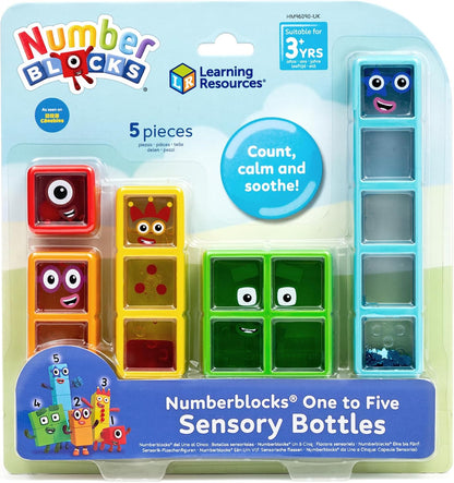 Numberblocks 1-5 Sensory Tubes