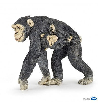 PAPO Wild Animal Kingdom Chimpanzee and baby