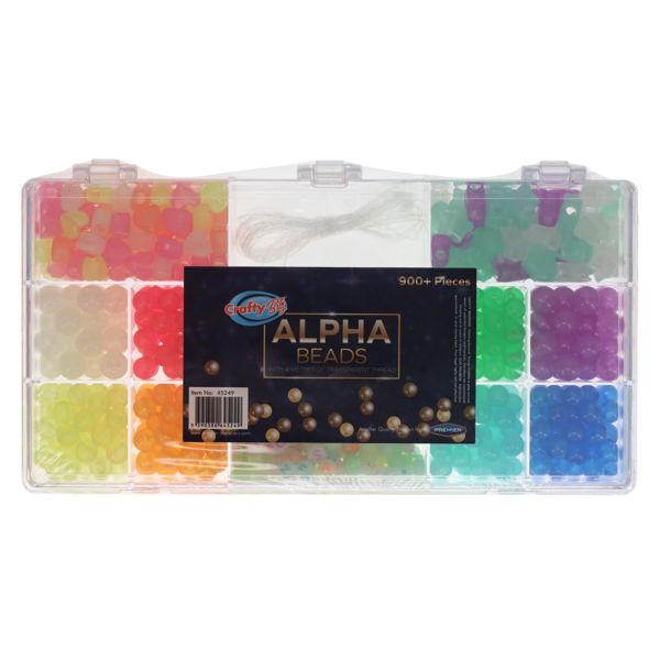 900+ ALPHA BEADS STORAGE BOX