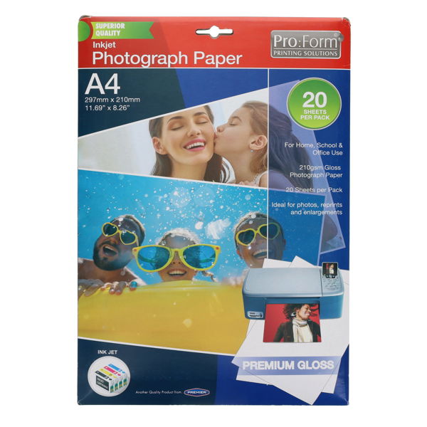 Pro:Form 20PK A4 Photo Inkjet Paper
