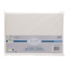 5x7in 250gsm Blank Cards & Envelopes Ivory