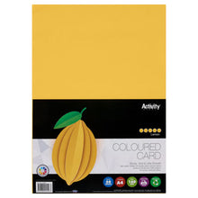 A4 Card Lemon 160gsm 50pk
