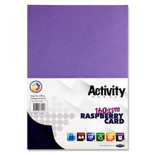A4 Card Raspberry 160gsm 50pk