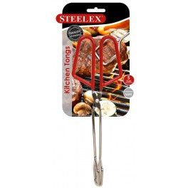 10In Chrome Food Tongs