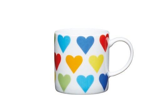 80ml Porcelain Hearts Espresso Cup