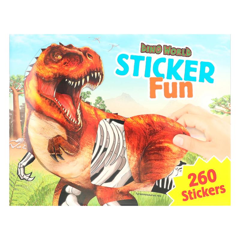 DINO WORLD STICKER FUN