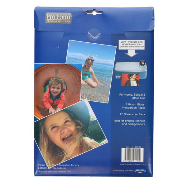 Pro:Form 20PK A4 Photo Inkjet Paper