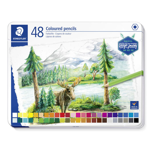 Staedtler 48 Colouring Pencils In Tin