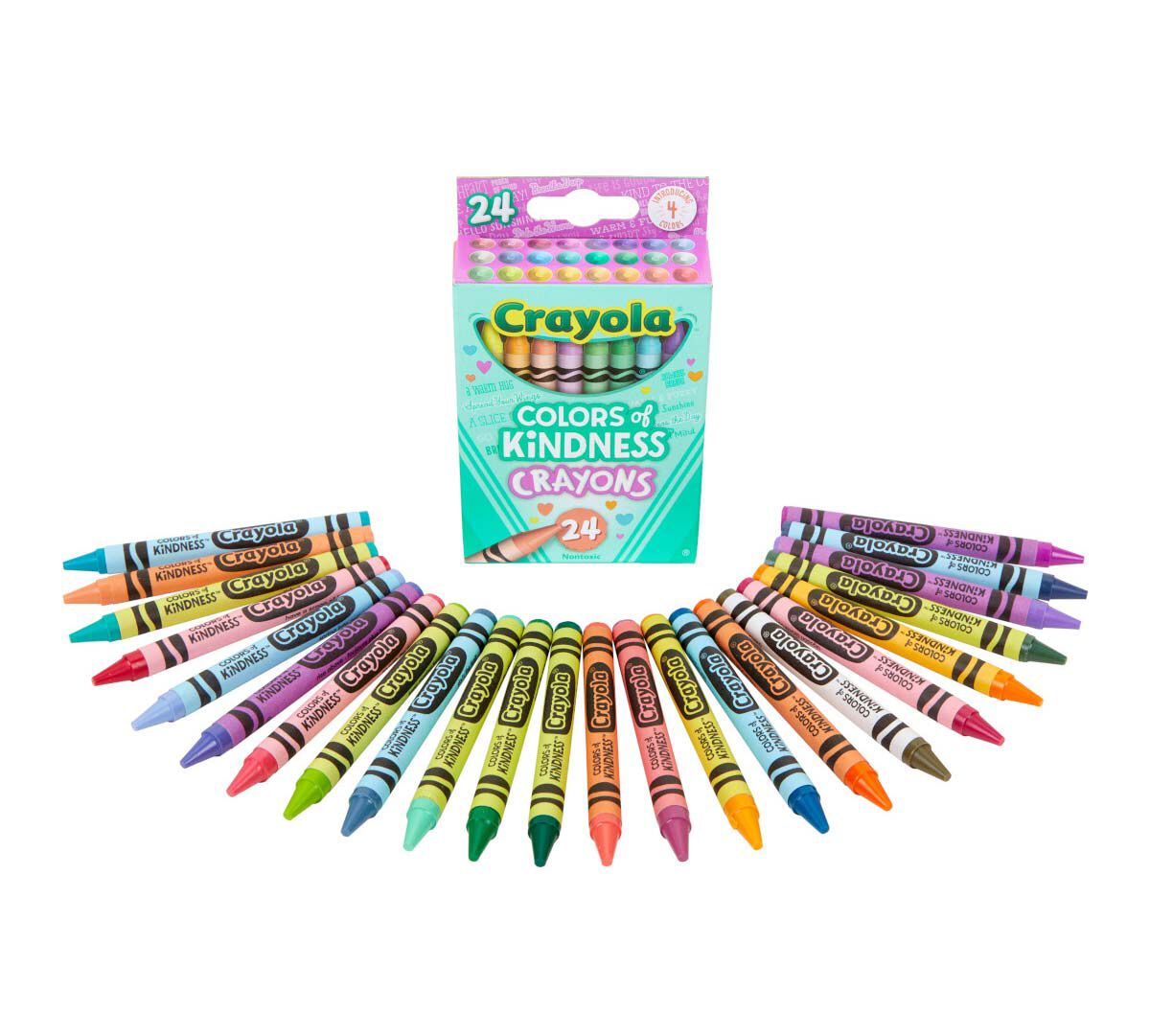 Crayola Colors of Kindness Crayons, 24pk