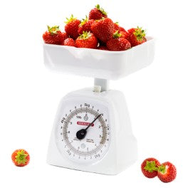 KITCHEN SCALES WHITE STEELEX