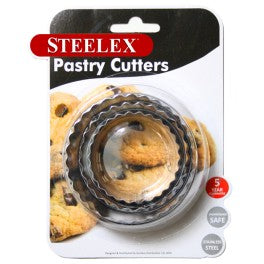 Steelex S/S Pastry Cutters Set 3