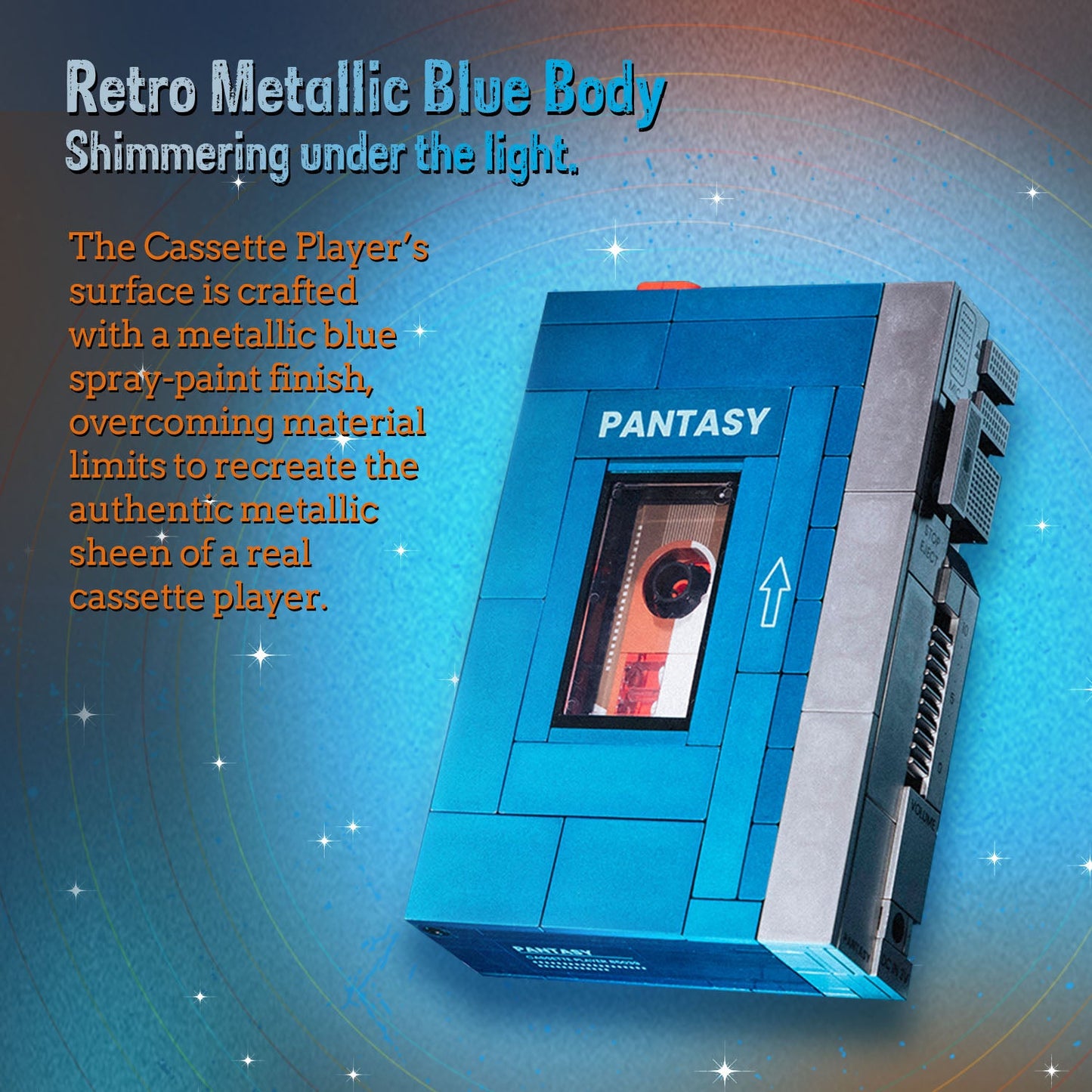 Pantasy Retro Tape Cassette Player