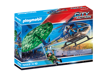 Playmobil 70569 Police Parachute Helicopter