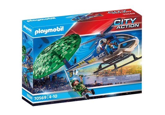 Playmobil 70569 Police Parachute Helicopter