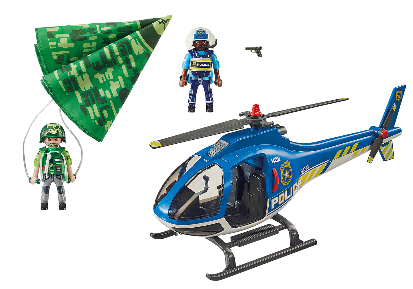 Playmobil 70569 Police Parachute Helicopter