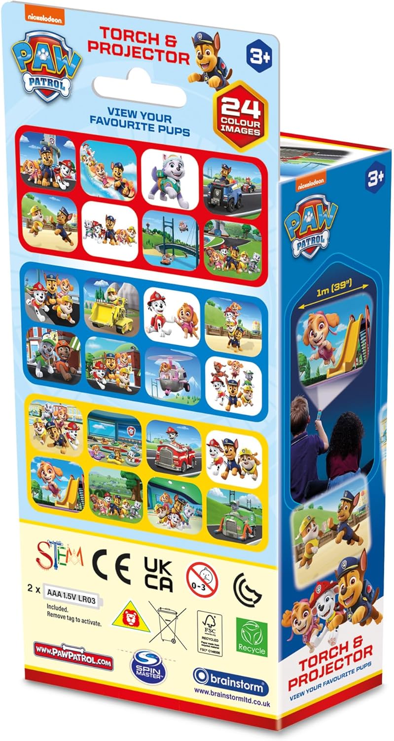 Paw Patrol Torch & Projector