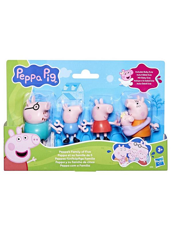 Peppa Family 5 Pack With Evie