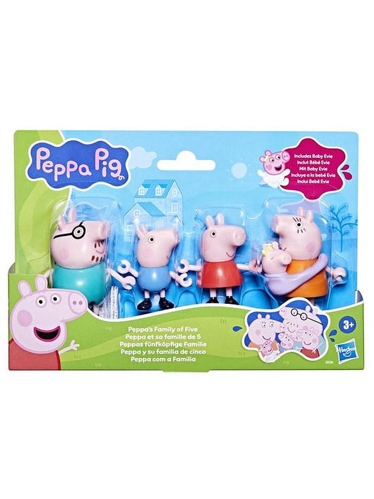 Peppa Family 5 Pack With Evie