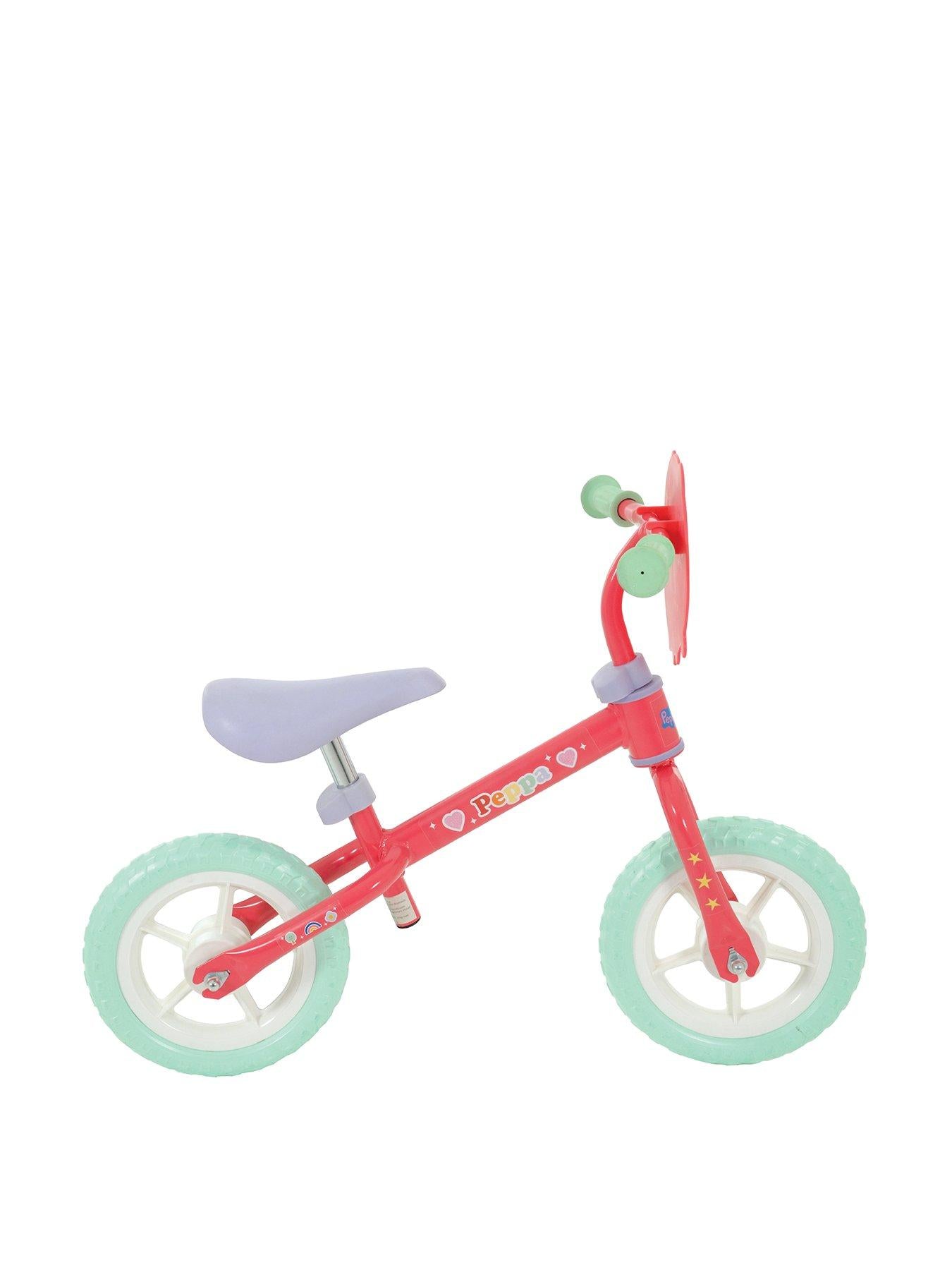 Peppa Pig 10 Inch 2 in 1 Training Bike