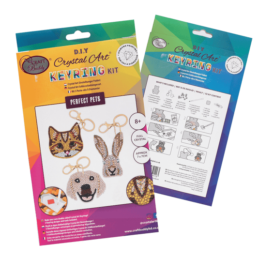 Perfect Pet Crystal KeyRing Set