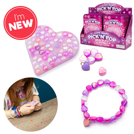 Pick N Pop Bracelets Love Hearts