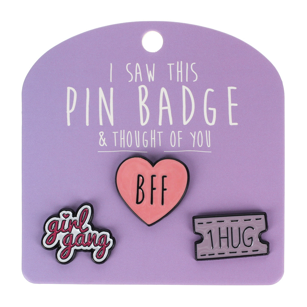 Pin Badge BFF & Girl Gang