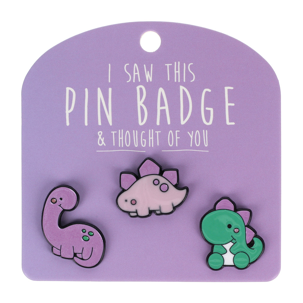 Pin Badge Kawaii Dinosaurs