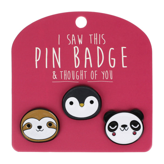 Pin Badge Penguin, Panda, Slot