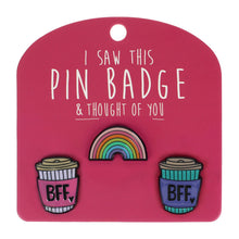 Pin Badge Rainbow & Coffees