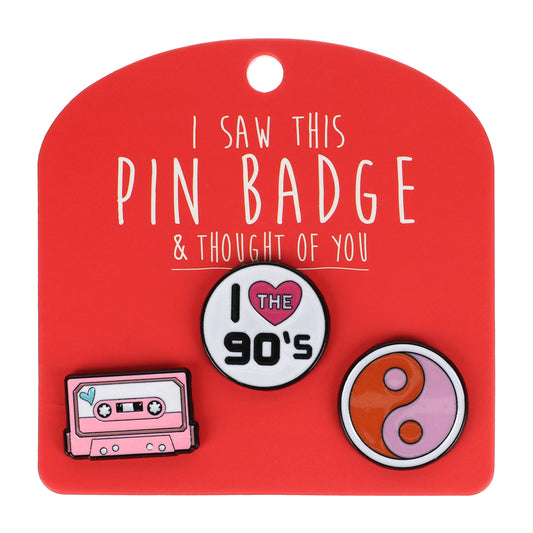 Pin Badge I Love The 90's