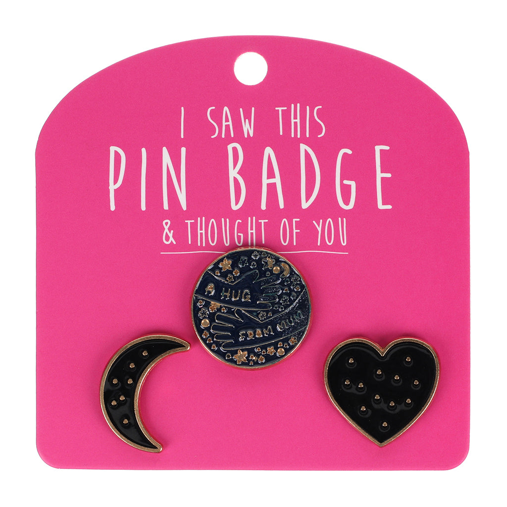 Pin Badge A Hug From Mum