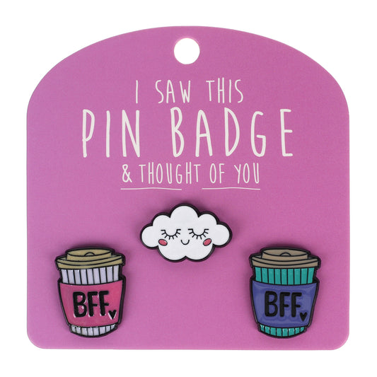 Pin Badge Cloud & BFF Coffees