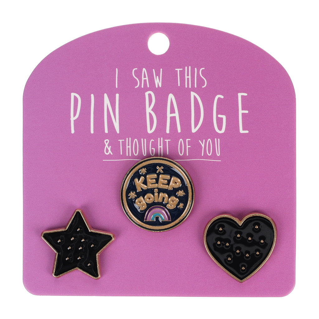 Pin Badge Keep Going